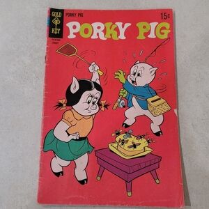 Gold Key PORKY PIG Warner Bros Western Publishing #25, Vintage Year 1969